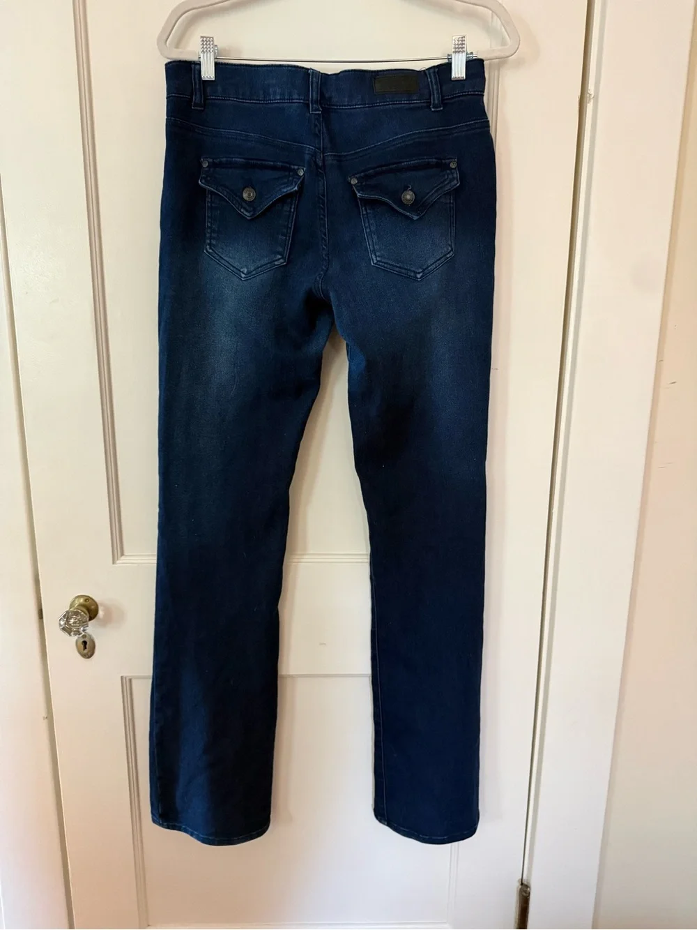 Celebrity Pink Dark Indigo Straight flare Leg Jeans